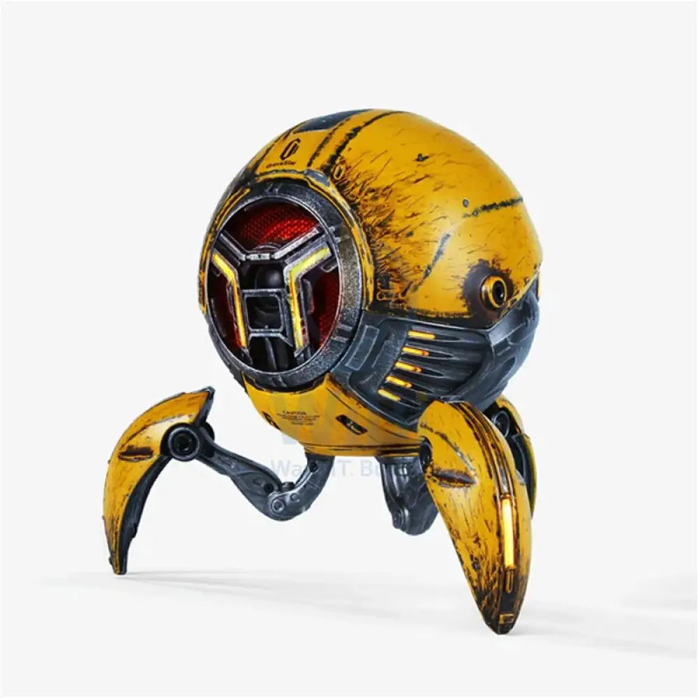 GravaStar Mars Pro Bluetooth 5.0 Speaker with Bass Boost and Stereo Sound - War Damage Yellow Accessories > Audio >