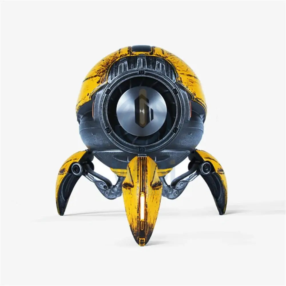 GravaStar Mars Pro Bluetooth 5.0 Speaker with Bass Boost and Stereo Sound - War Damage Yellow Accessories > Audio >