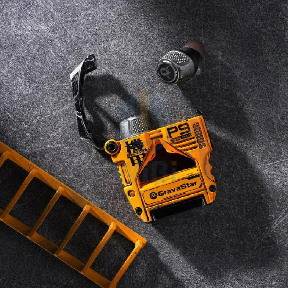 GravaStar Sirius Plus Earbuds - War Damaged Yellow Accessories > Audio > Headphones