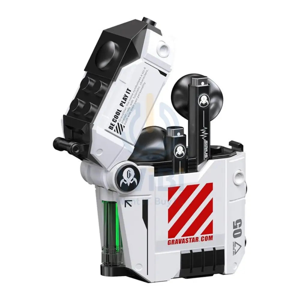 Gravastar Sirius Pro P5 TWS Earbuds - Defense Mecha White Accessories > Audio > Headphones