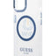 Guess Apple iPhone 14 Plus Magsafe Compatible Translucent Blue Outline & Logo - Blue Accessories > Mobiles & Tablets >