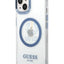 Guess Apple iPhone 14 Plus Magsafe Compatible Translucent Blue Outline & Logo - Blue Accessories > Mobiles & Tablets >