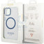 Guess Apple iPhone 14 Plus Magsafe Compatible Translucent Blue Outline & Logo - Blue Accessories > Mobiles & Tablets >