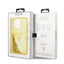 Guess Apple iPhone 14 Pro Liquid Glitter Case With Translucent Triangle Logo - Yellow Accessories > Mobiles & Tablets >