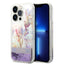 Guess Apple iPhone 14 Pro Liquid Glitter Flower Case - Purple Accessories > Mobiles & Tablets > Mobiles