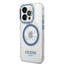 Guess Apple iPhone 14 Pro Magsafe Compatible Translucent Blue Outline & Logo - Blue Accessories > Mobiles & Tablets >