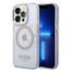 Guess Apple iPhone 14 Pro Magsafe Compatible Translucent Gold Outline & Logo - Purple Accessories > Mobiles & Tablets >