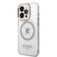 Guess Apple iPhone 14 Pro Max Magsafe Compatible Translucent Gold Outline & Logo - Transparent Accessories > Mobiles &