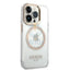 Guess Apple iPhone 14 Pro Max Magsafe Compatible Translucent Gold Outline & Logo - Transparent Accessories > Mobiles &