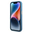 Guess Apple iPhone 14 Pro Max PC/TPU 4G PU Case With Metal Camera Outline & Buttons - Blue Accessories > Mobiles &
