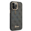 Guess Apple iPhone 14 Pro PC/TPU 4G PU Case With Metal Camera Outline & Buttons - Black Accessories > Mobiles & Tablets
