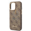 Guess Apple iPhone 14 Pro PC/TPU 4G PU Case With Metal Camera Outline & Buttons - Brown Accessories > Mobiles & Tablets