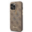 Guess Apple iPhone 14 Pro PC/TPU 4G PU Case With Metal Camera Outline & Buttons - Brown Accessories > Mobiles & Tablets