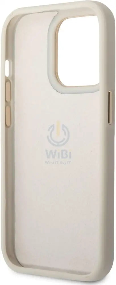 Guess Apple iPhone 14 Pro Pu Croco Case With Metal Camera Outline - Silver Accessories > Mobiles & Tablets > Mobiles