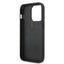 Guess Apple iPhone 14 Pro PU Leather Saffiano Case with Metal Logo & Hot Stamp Stripes - Black Accessories > Mobiles &