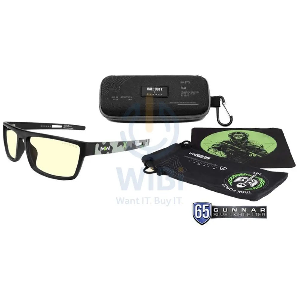 Gunnar Call of Duty Tactical Edition Gaming Eyewear Amber Tint - Onyx Accessories > Other Accessories > Gaming Zone