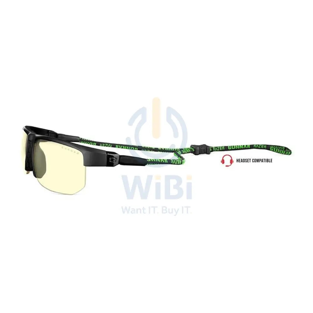 Gunnar Torpedo-X Razer Edition Gaming Glasses (Onyx Frame Amber Lens Tint) Accessories > Other Accessories > Gaming Zone