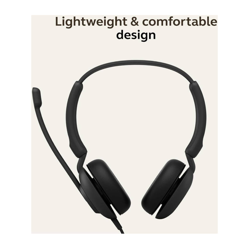 Jabra Evolve 10 Stereo Headphone - Wired / USB-A / Black