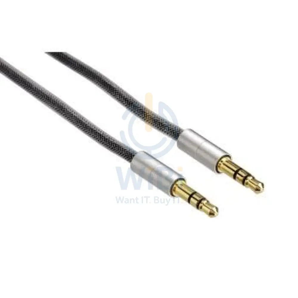 Hama AluLine 3.5 mm Audio Cable 0.5 m Accessories > Cables & Converters > Cables