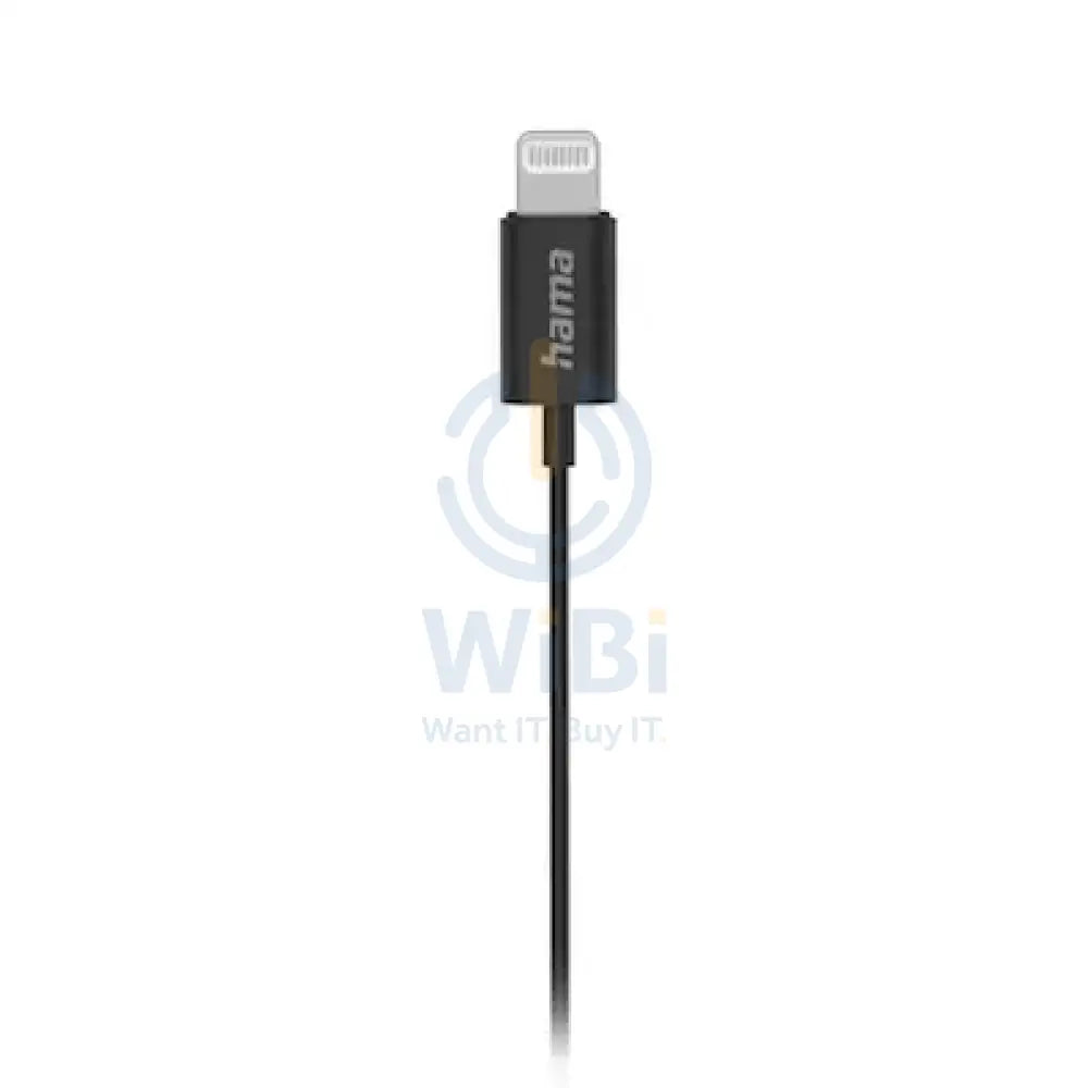 Hama Glow Earphones with Lightning Cable Microphone - Black Accessories > Audio > Headphones