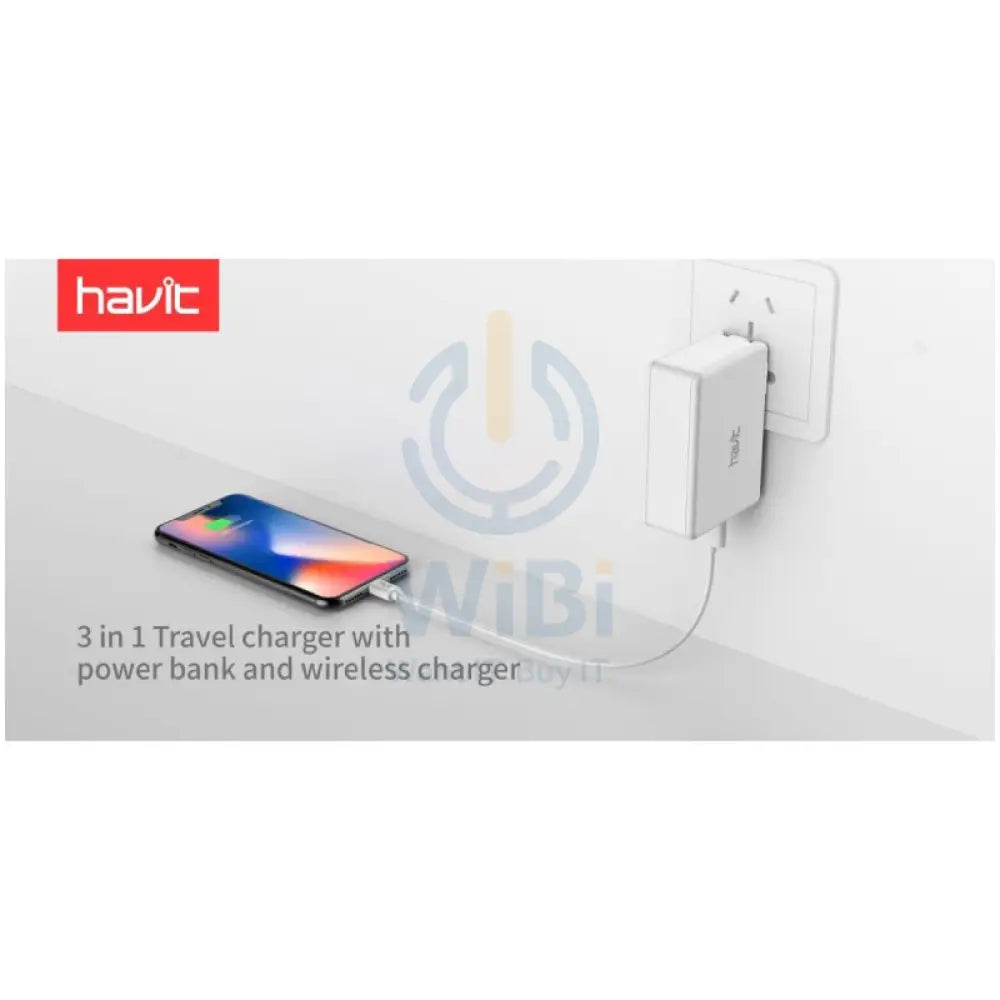 HAVIT H147 Multi-Function Charger - White Accessories > Power Adapters