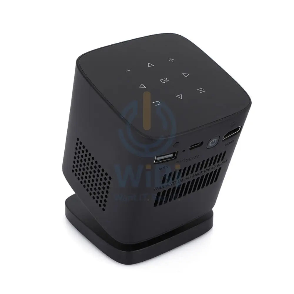 Havit Smart Life Series 4K Projector - 10W / HDMI / USB / Type-C / Bluetooth / WiFi - Black Monitors & Projectors >