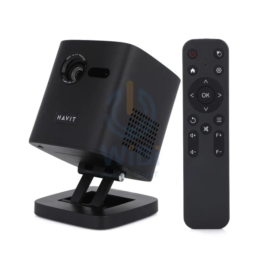 Havit Smart Life Series 4K Projector - 10W / HDMI / USB / Type-C / Bluetooth / WiFi - Black Monitors & Projectors >