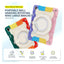 Heavy Duty Shockproof Case with 360° Kickstand For Apple iPad 11 A16 Rainbow Pink Accessories > Mobiles & Tablets >