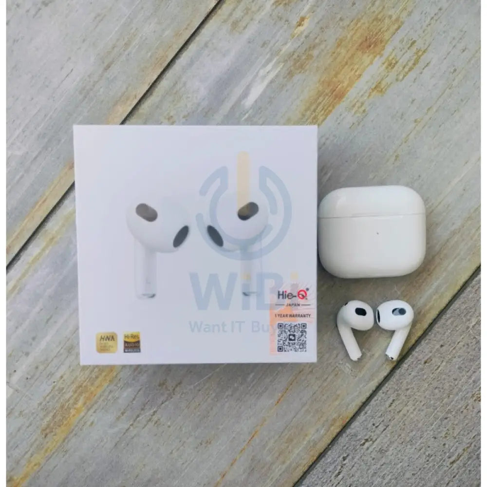 Hie-Q V3 Earbuds - White Accessories > Audio > Headphones