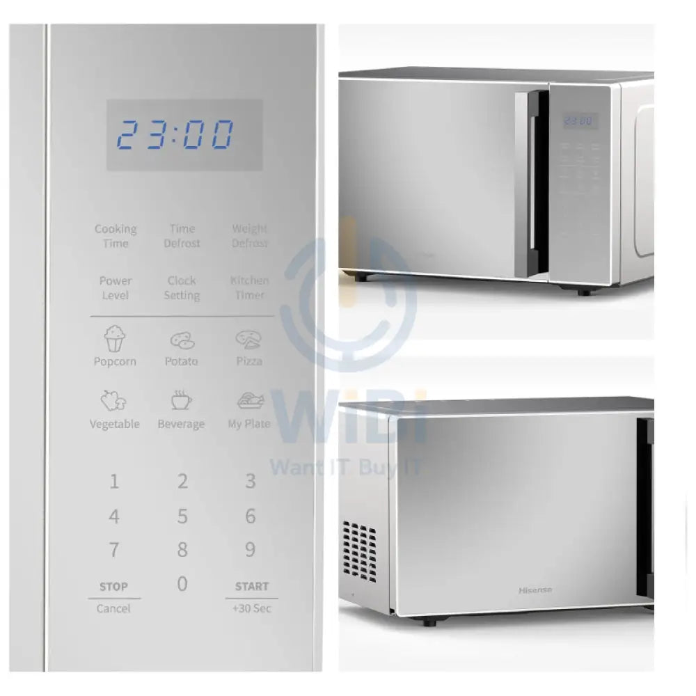 Hisense H30MOWS10H Microwave Oven - 900W / 30L / Silver Accessories > Smart Devices