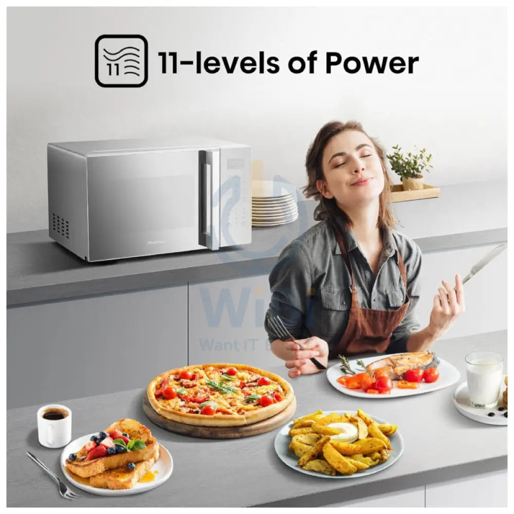 Hisense H30MOWS10H Microwave Oven - 900W / 30L / Silver Accessories > Smart Devices