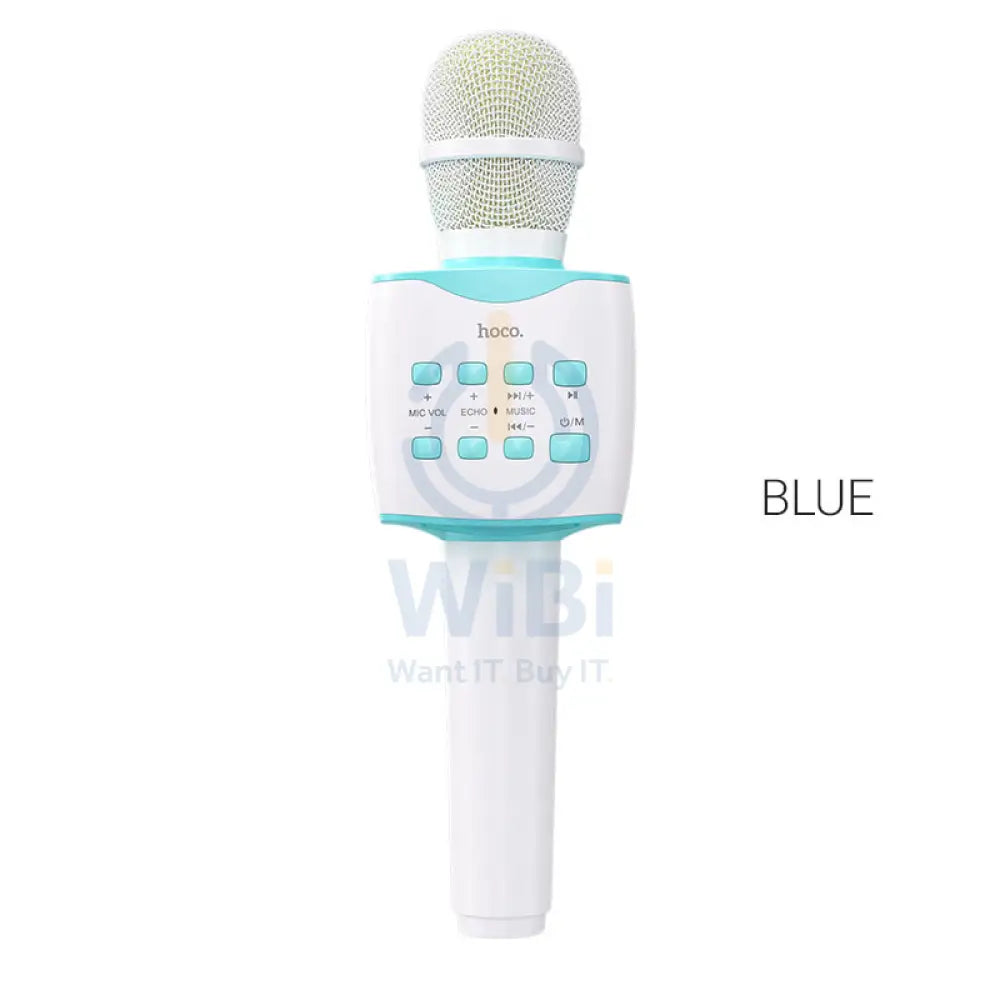 HOCO BK5 Cantando Karaoke Microphone - Bluetooth / USB / Blue Accessories > Audio > Microphone