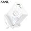 Hoco C113B High Power PD 65W Dual C Port Charger – White Accessories > Power Adapters