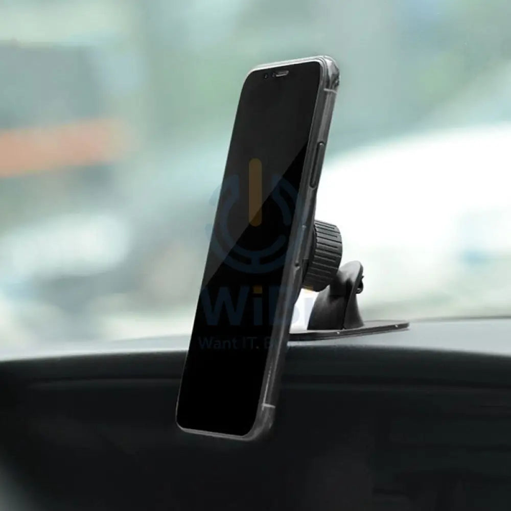 Hoco Ca24 Magnetic Car Mount Holder - Car Mounts / Silicone / Black Accessories > Mobiles & Tablets > Mobiles > Mobile