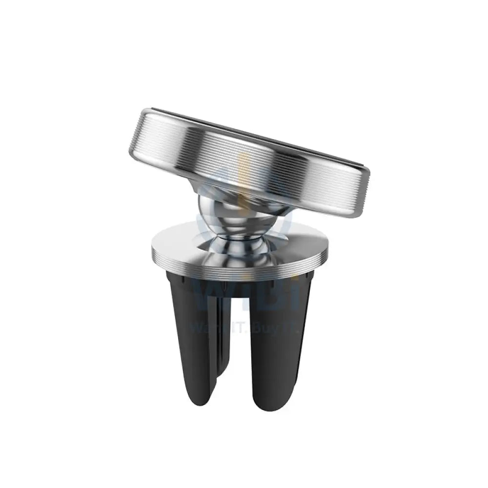 Hoco CA47 Metal Magnetic Aluminum Alloy Car Air Outlet Mount- Silver Accessories > Mobiles & Tablets > Mobiles > Mobile