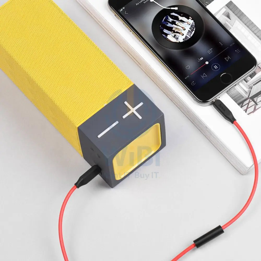 Hoco Cable 3.5mm to 3.5mm UPA12 audio AUX TPE braid with microphone Accessories > Cables & Converters > Cables
