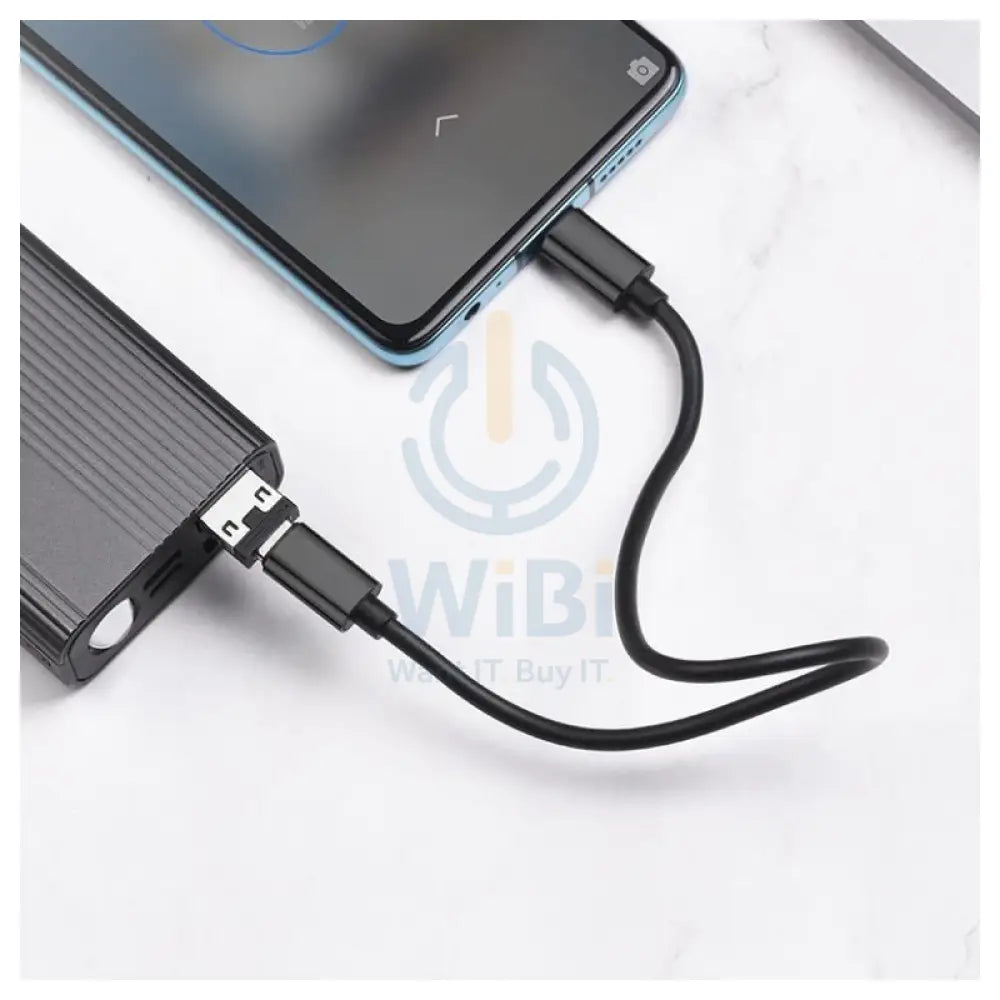 HOCO Cable 6-in-1 U86 Treasure Charging Data Sync With Storage Case - USB-C To USB-C / Black