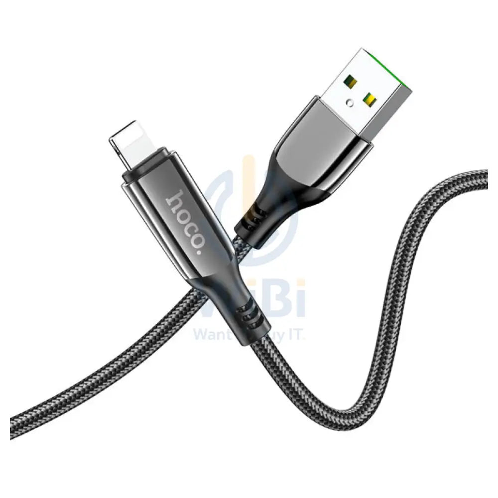 HOCO Extreme PD Charging Data Sync Cable - Lightning / 1.2 Meters / Black