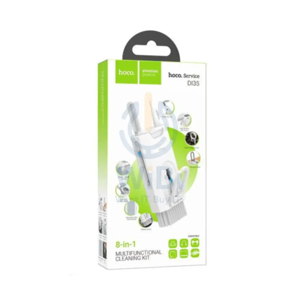 HOCO D135 Multifunctional 8-in-1 Electronic Cleaner - White Accessories > Other Accessories