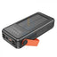 HOCO DB33 Solar Charging Portable Power Bank 30000mAh - Black Accessories > Power Adapters