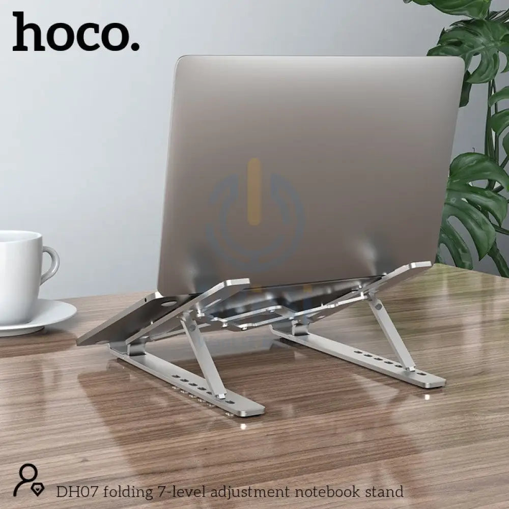 Hoco DH07 Folding 7-level Adjustment Notebook Stand - Silver Accessories > Other Laptop Accessories
