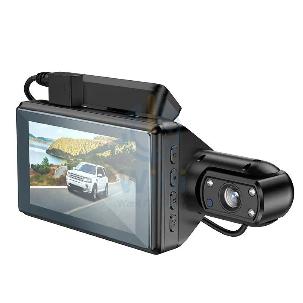 Hoco Di07 Dual Camera Driving Recorder - 200mAh / 2.5’’ Inch / USB / Wired - Black Cameras > Security Cameras