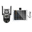 Hoco DI76 Solar Power Dual Lens Smart Surveillance Camera Cameras > Security Cameras