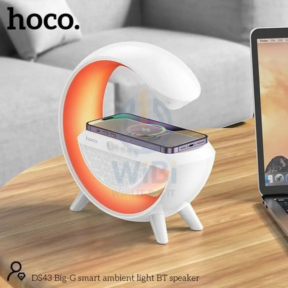 Hoco DS43 Big-G Smart Ambient Wireless Charging BT Speaker Accessories > Mobiles & Tablets > Mobiles