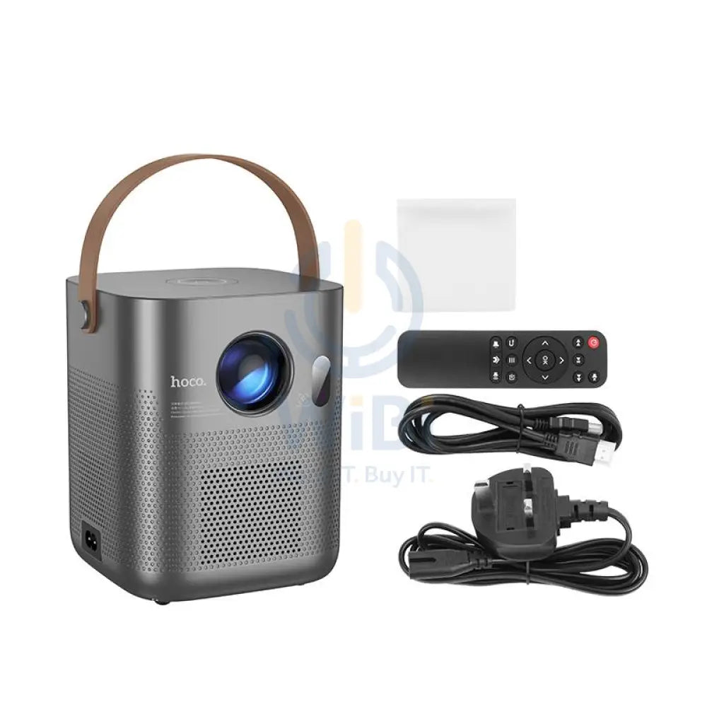 HOCO DT4 Smart Autofocus Projector Android version - 2.69-inch / Metal Grey Accessories > Monitors & Projectors