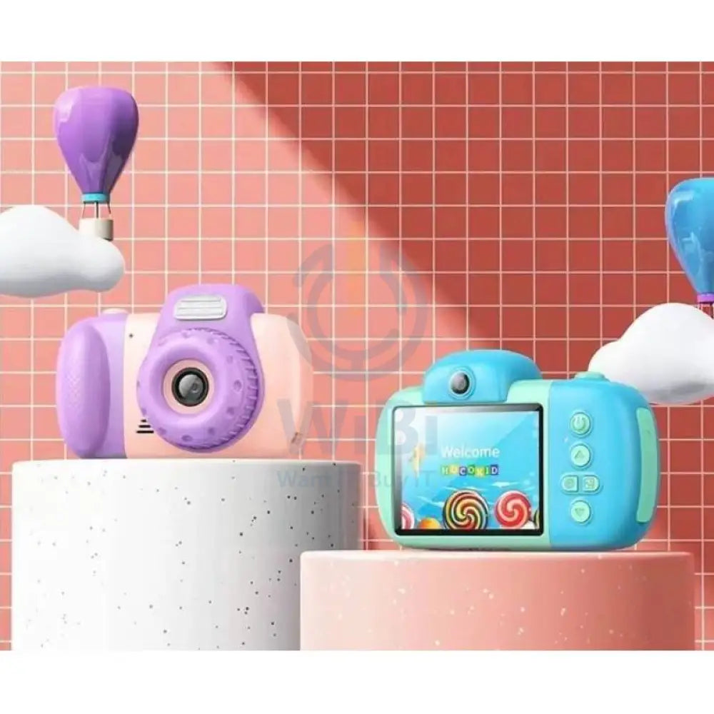Hoco DV201 Dual Lens Children Camera - Blue Accessories > Smart Devices