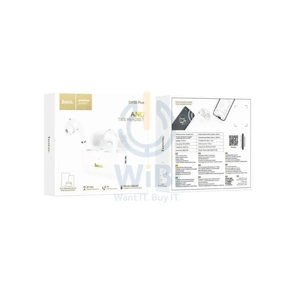 Hoco EW56 Plus ANC True Wireless Earphones Accessories > Audio > Headphones