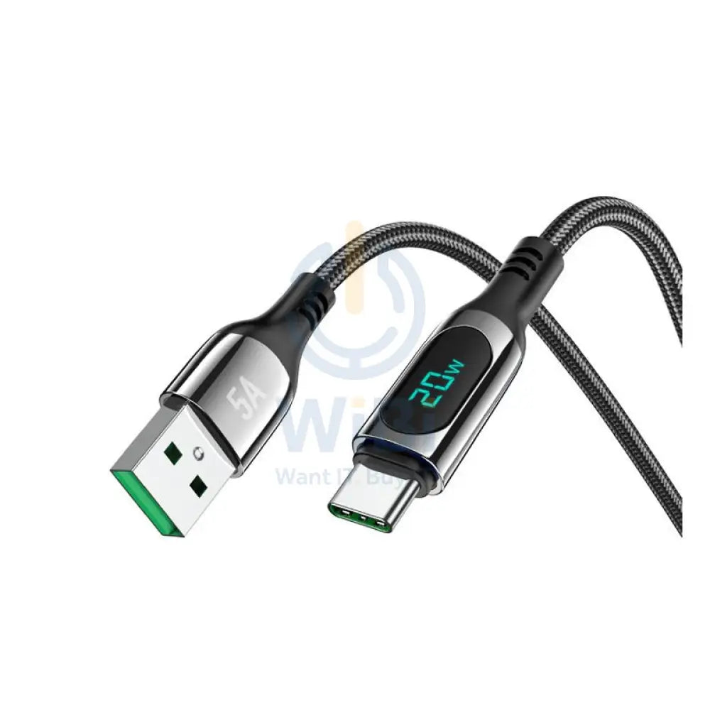 HOCO Extreme PD Charging Data Sync Cable - USB-C / 1.2 Meters / Black