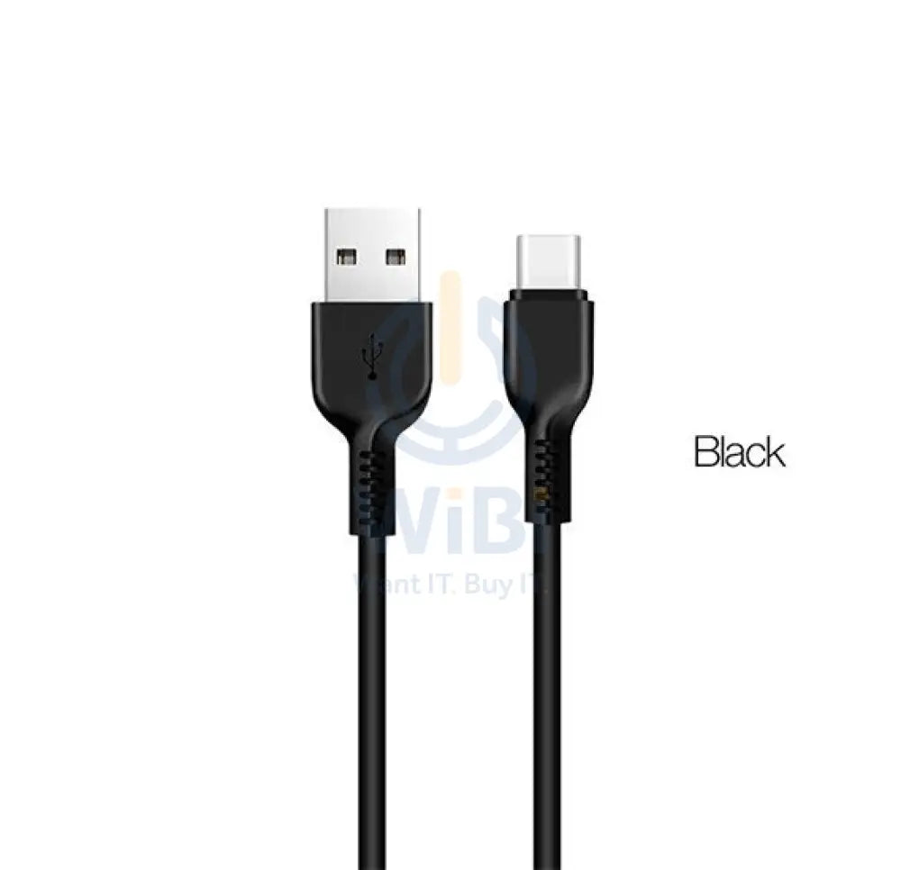 Hoco Flash Charging Cable - 3 Meter / Lightning / Type-C / White / Black / Pack of 2 Accessories > Cables & Converters