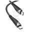 HOCO Freeway PD Charging Data Sync Cable - USB-C To USB-C / 1.2 Meters / Black